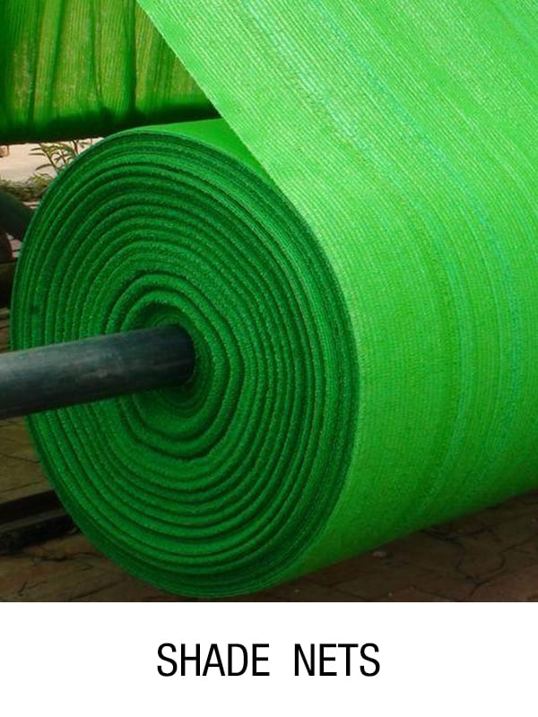 Rolled agricultural shade netting